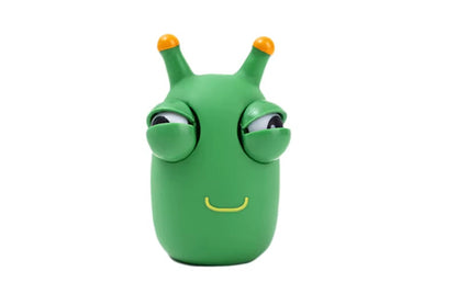 Peekaboo Green Worm – Funny Squeeze Fidget Toy