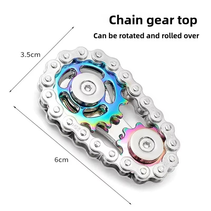 Metal Gear Fidget Spinner – Pocket Desk Toy