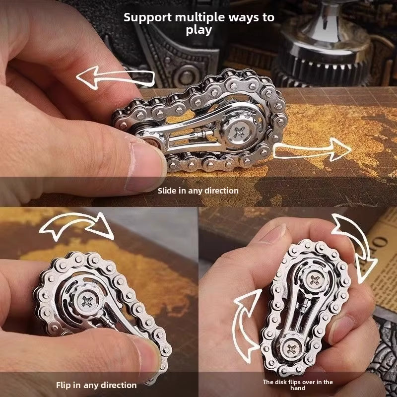 Metal Gear Fidget Spinner – Pocket Desk Toy