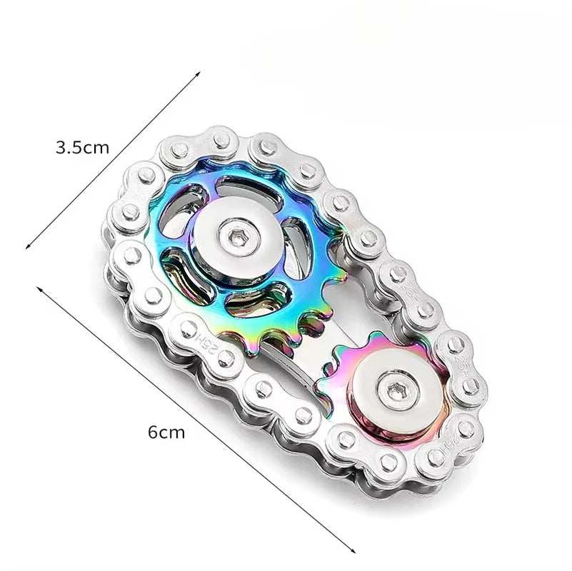Metal Gear Fidget Spinner – Pocket Desk Toy