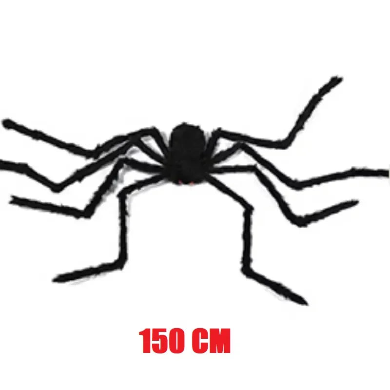 Giant Fuzzy Spider – Poseable Halloween Decoration