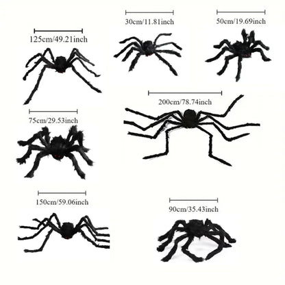 Giant Fuzzy Spider – Poseable Halloween Decoration