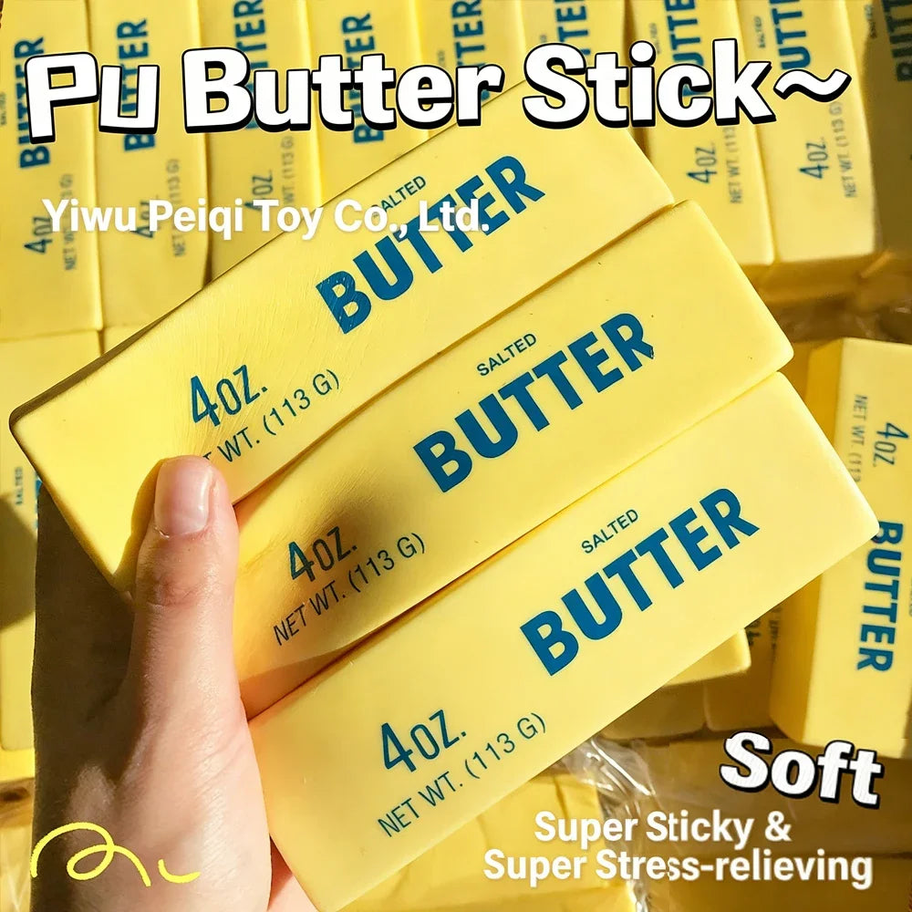 Butter Stick Squishy – Slow-Rising Fidget Toy