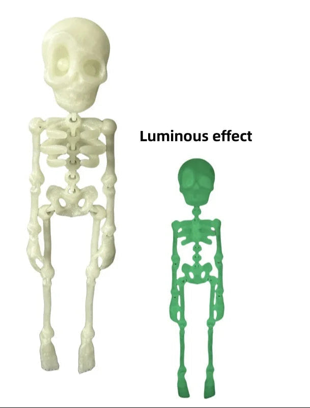 Poseable Skeleton Fridge Magnet – Halloween Kitchen Decor