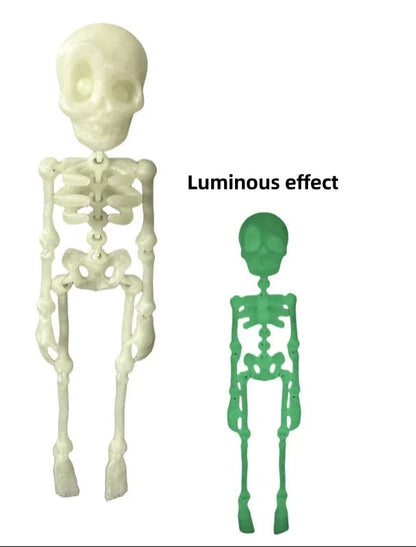 Poseable Skeleton Fridge Magnet – Halloween Kitchen Decor