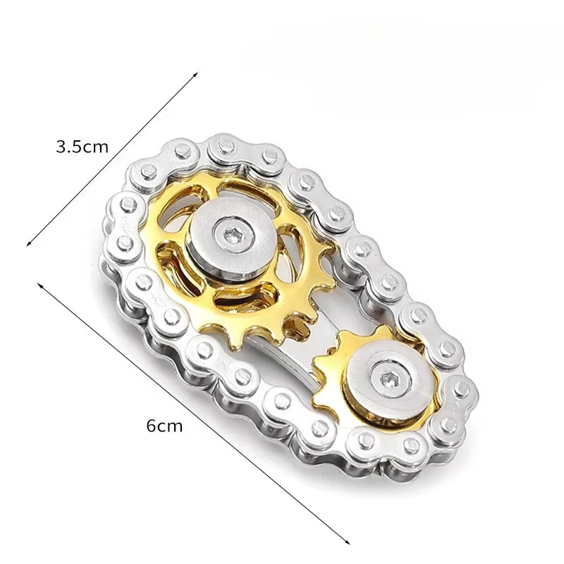 Metal Gear Fidget Spinner – Pocket Desk Toy