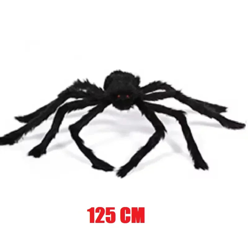 Giant Fuzzy Spider – Poseable Halloween Decoration