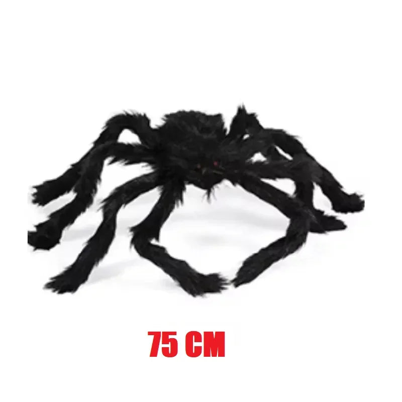 Giant Fuzzy Spider – Poseable Halloween Decoration