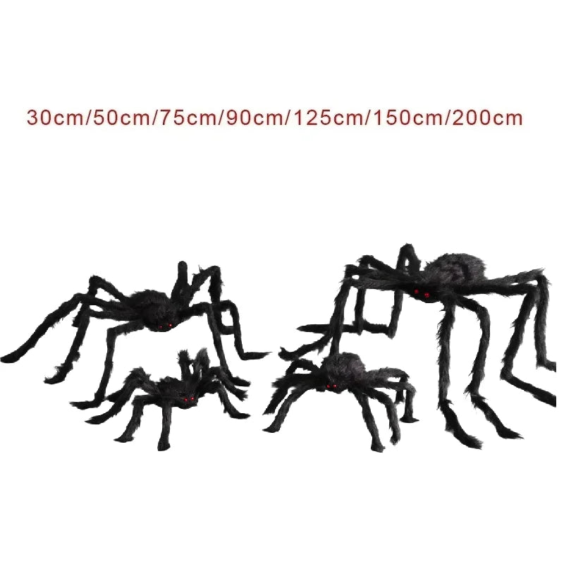 Giant Fuzzy Spider – Poseable Halloween Decoration