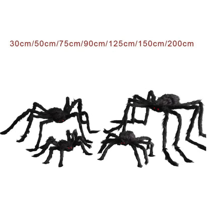 Giant Fuzzy Spider – Poseable Halloween Decoration