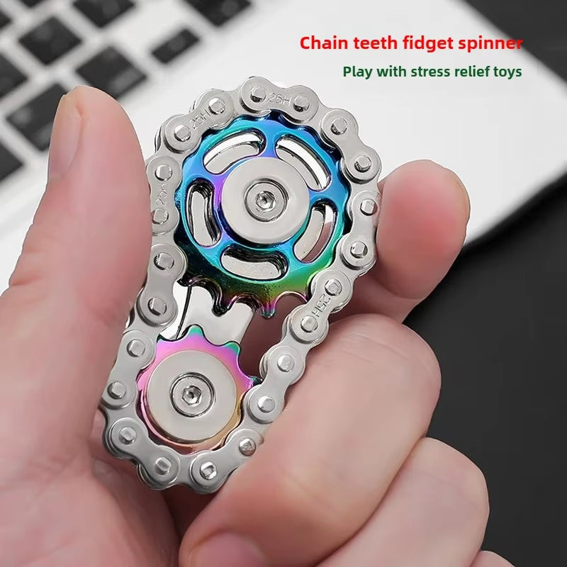 Metal Gear Fidget Spinner – Pocket Desk Toy