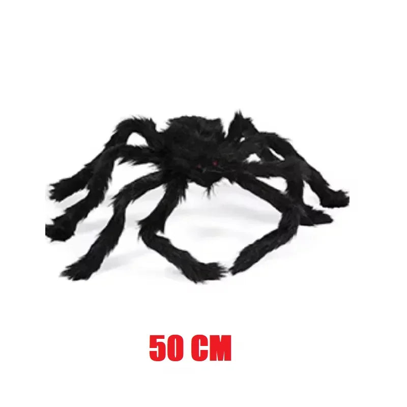 Giant Fuzzy Spider – Poseable Halloween Decoration